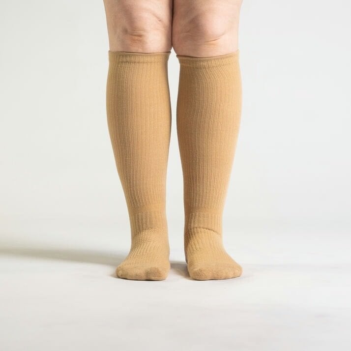 Beige Kompressionsstrümpfe-Set , 5er-Pack