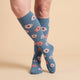 Floral Blue – Kompressionsstrümpfe