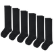 Schwarze Kompressionsstrümpfe-Set, 6er-Pack