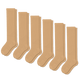 Beige Kompressionsstrümpfe-Set, 6er-Pack